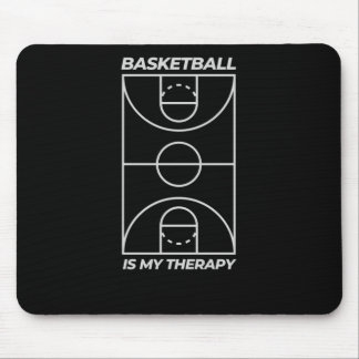 Basketball ist meine Therapie Mousepad