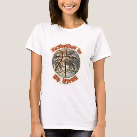 Basketball ist meine Welt! T-Shirt (Vorderseite)