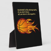 Basketball ist wie Fotografie #5 Fotoplatte (Seite)