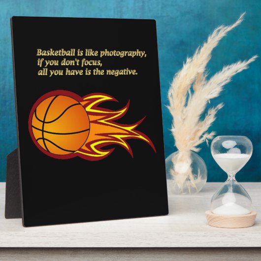 Basketball ist wie Fotografie #5 Fotoplatte (Seite)