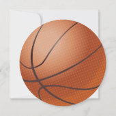 Basketball jeden Geburtstag Einladung (Rückseite)