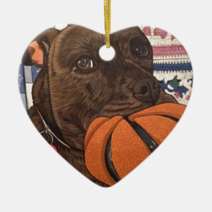 Basketball jedermann? keramikornament