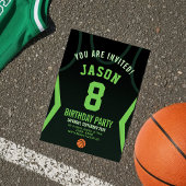 Basketball Jersey Einladung zum Geburtstag