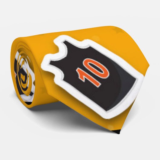 Basketball Jersey Muster Krawatte (Gerollt)