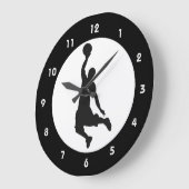 Basketball-Jump-Design-Wand-Uhr Große Wanduhr (Winkel)
