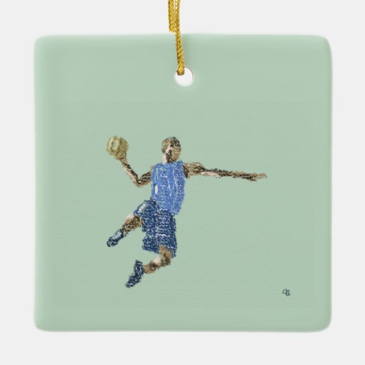 #Basketball #Jump Keramikornament (Vorderseite)