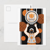 Basketball-Junge (Remake) Postkarte (Vorne/Hinten)