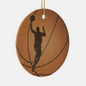 Basketball-Jungen-Verzierung Keramikornament (Rechts)