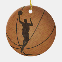 Basketball-Jungen-Verzierung Keramikornament