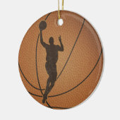 Basketball-Jungen-Verzierung Keramikornament (Links)