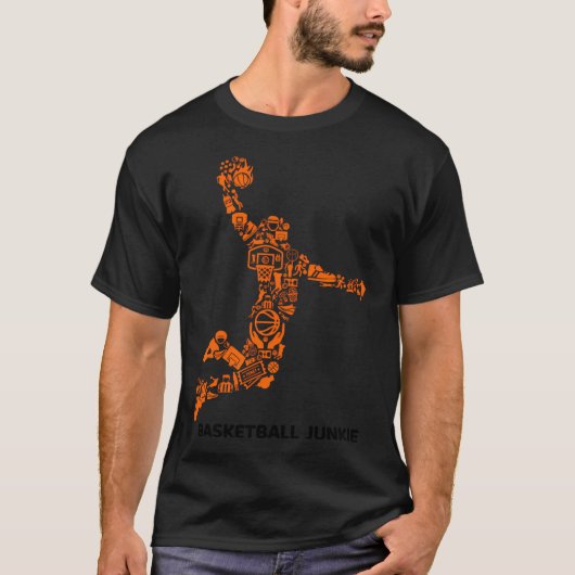 Basketball Junkie T-Shirt (Vorderseite)