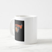 Basketball Kaffeetasse (Vorderseite Links)
