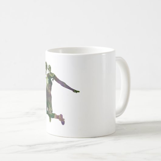 Basketball Kaffeetasse (VorderseiteRechts)