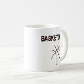 Basketball Kaffeetasse (VorderseiteRechts)