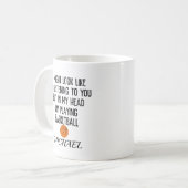 Basketball Kaffeetasse (Vorderseite Links)