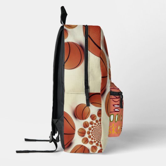 Basketball Kaleidoskop Spiel der Champions Bedruckter Rucksack (Links)
