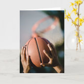 Basketball Karte (Gelbe Blume)
