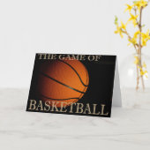 Basketball Karte (Gelbe Blume)