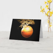Basketball Karte (Gelbe Blume)