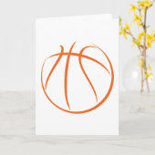 Basketball Karte (Gelbe Blume)