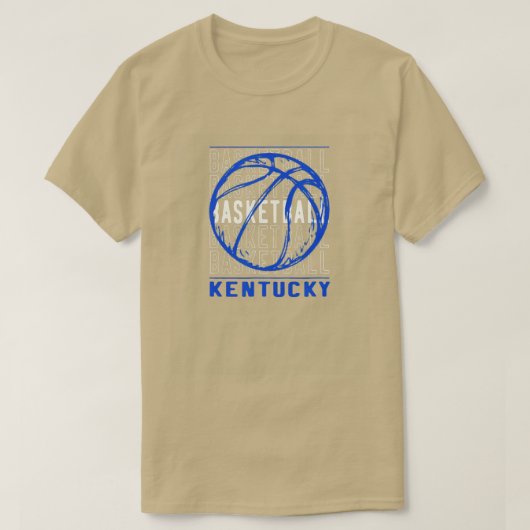 Basketball Kentucky T-Shirt (Design vorne)