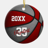 Basketball Keramik Ornament (Vorne)