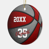 Basketball Keramik Ornament (Links)