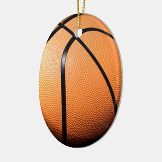 Basketball Keramik Ornament (Links)