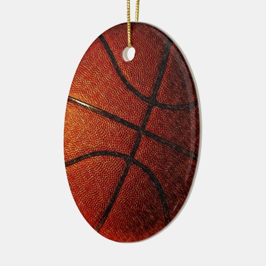 Basketball Keramik Ornament (Links)