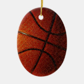 Basketball Keramik Ornament (Vorne)