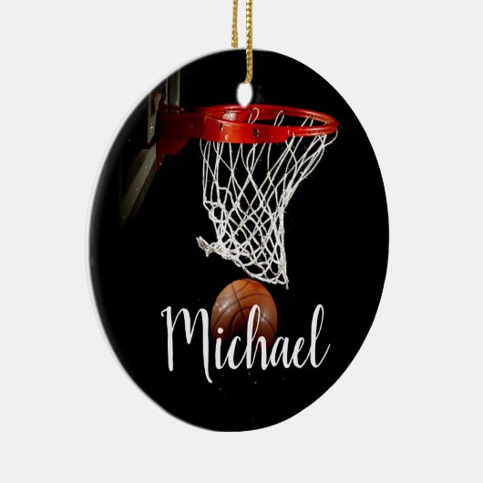 Basketball Keramik Ornament (Rechts)