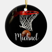 Basketball Keramik Ornament (Vorne)