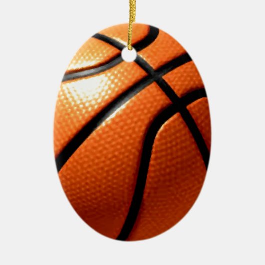 Basketball Keramik Ornament (Vorne)