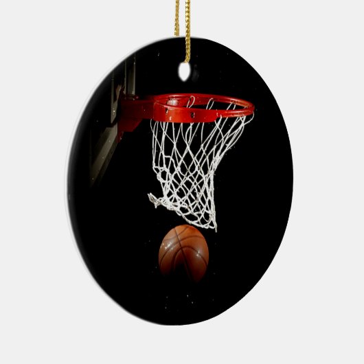 Basketball Keramik Ornament (Rechts)