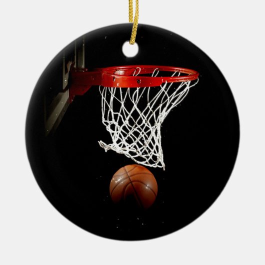 Basketball Keramik Ornament (Vorne)