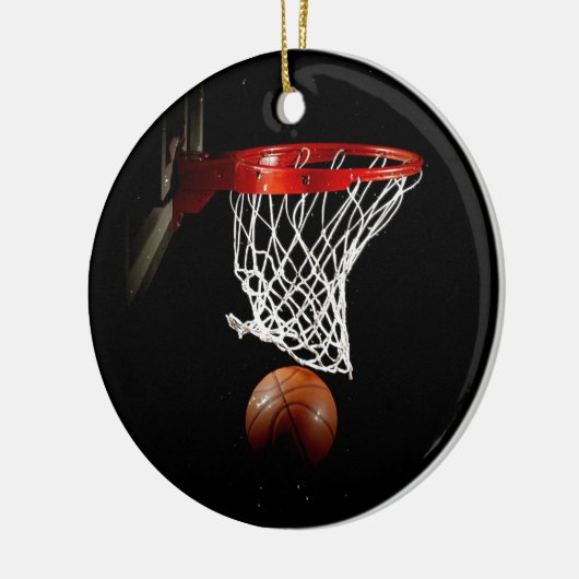 Basketball Keramik Ornament (Links)