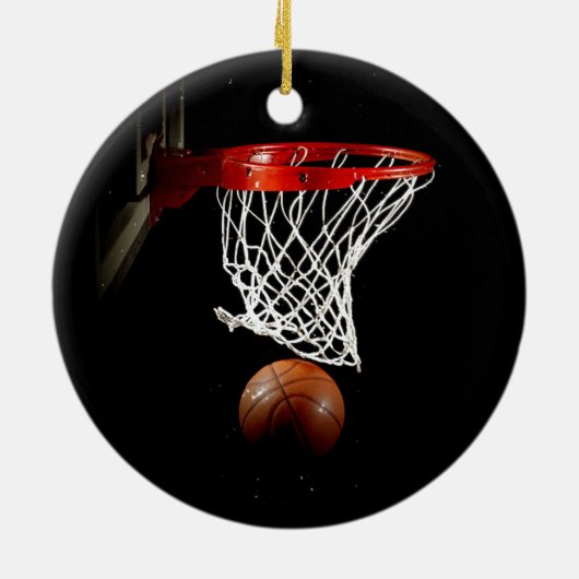 Basketball Keramik Ornament (Hinten)
