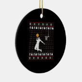 Basketball Keramik Ornament (Rechts)