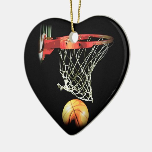 Basketball Keramik Ornament (Links)