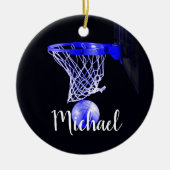 Basketball Keramik Ornament (Vorne)
