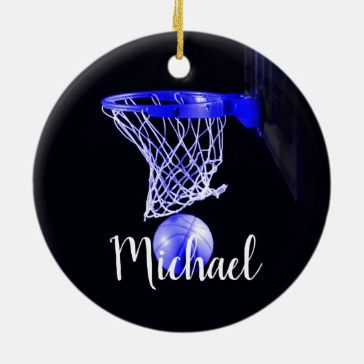 Basketball Keramik Ornament (Hinten)