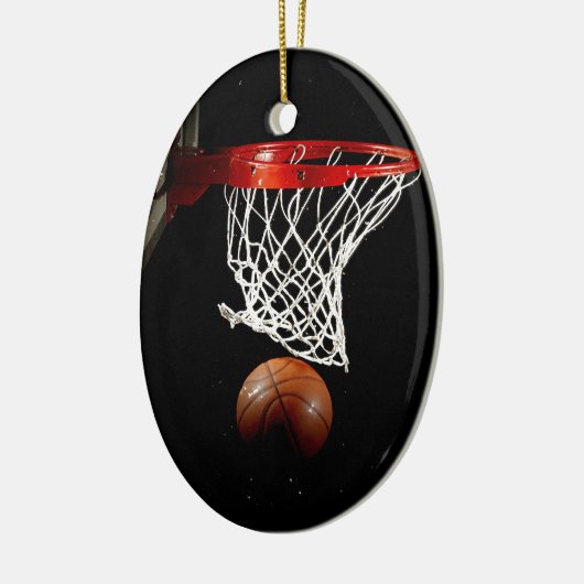 Basketball Keramik Ornament (Links)