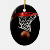 Basketball Keramik Ornament (Vorne)