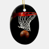 Basketball Keramik Ornament (Hinten)