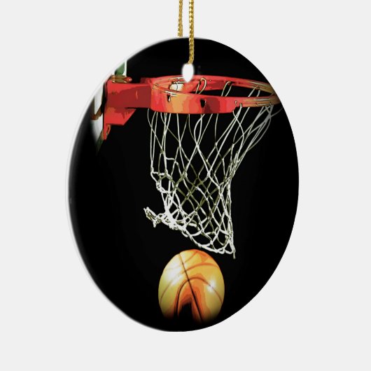 Basketball Keramik Ornament (Rechts)