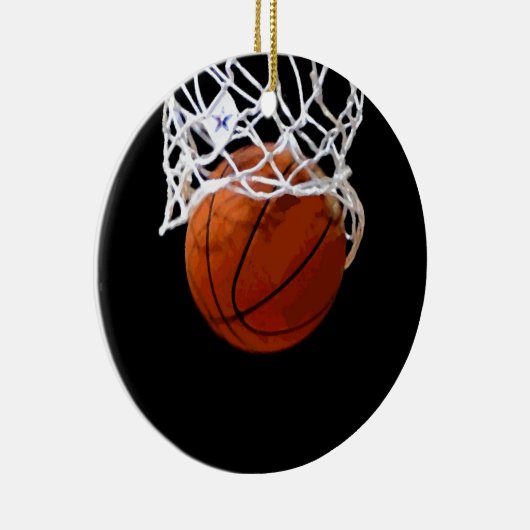 Basketball Keramik Ornament (Rechts)