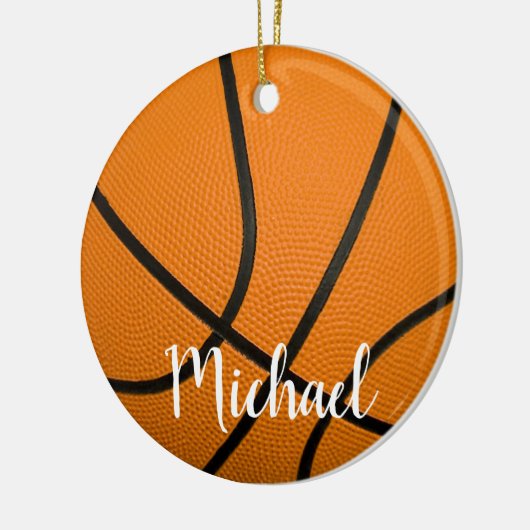 Basketball Keramik Ornament (Links)