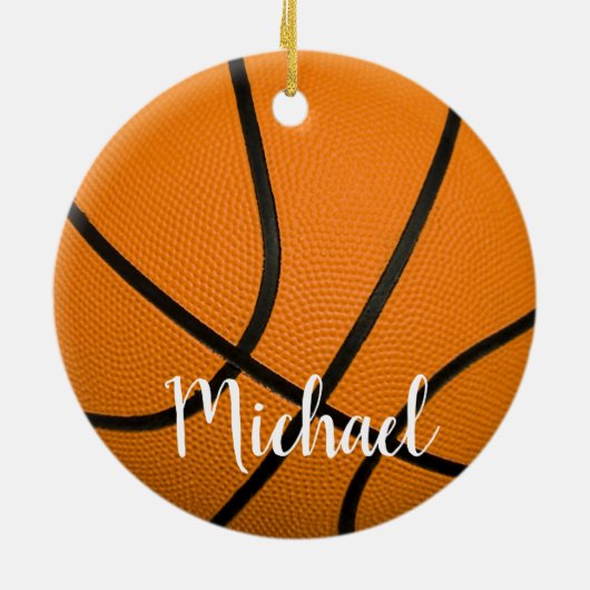 Basketball Keramik Ornament (Hinten)