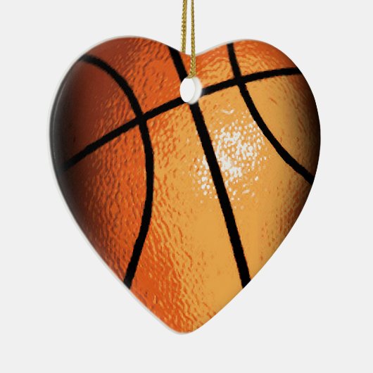 Basketball Keramik Ornament (Rechts)