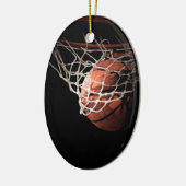Basketball Keramikornament (Links)